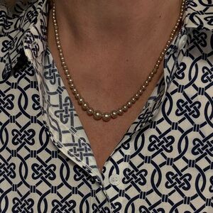 Classic Double Strand Pearl Necklace